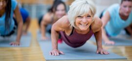 Davis Community Fitness and Wellness Center Woman on Yoga Mat