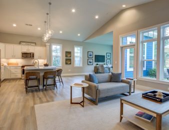 open concept living of cottages in wilmington nc