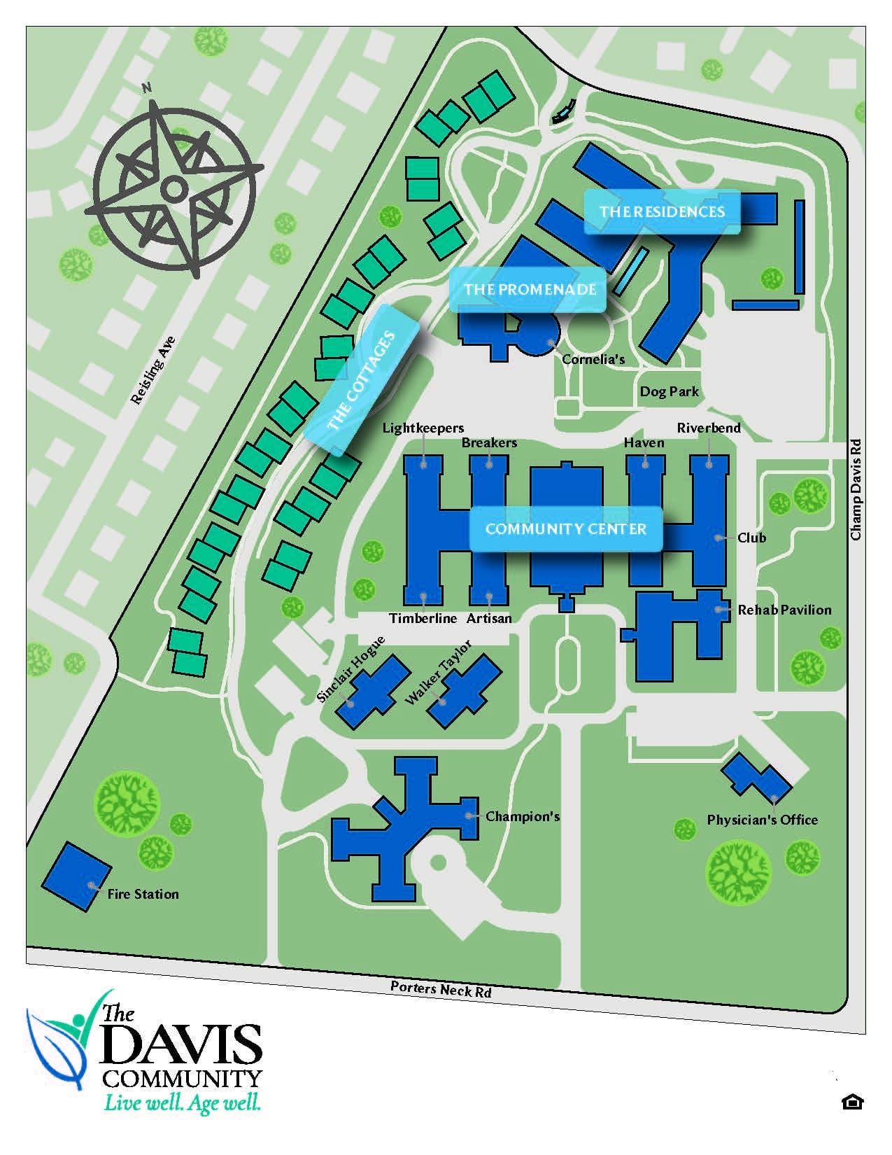 Davis Community Campus Map
